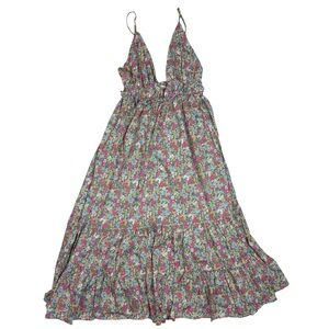 Vibrant Floral Maxi Dress